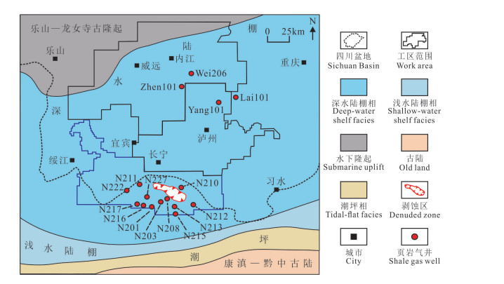 页岩地质图例图片