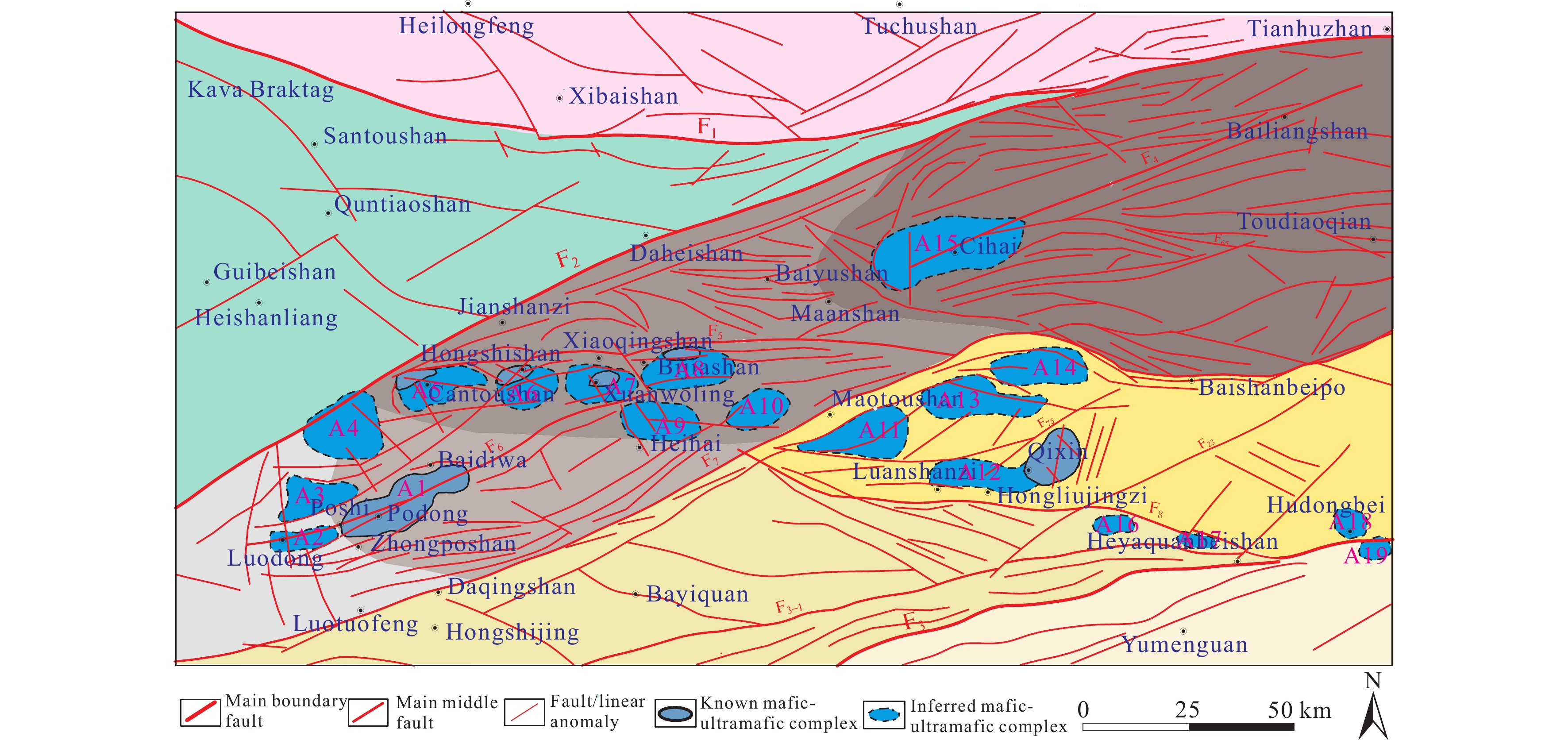 Mafic-ultramafic Intrusions in Beishan and Eastern Tianshan at