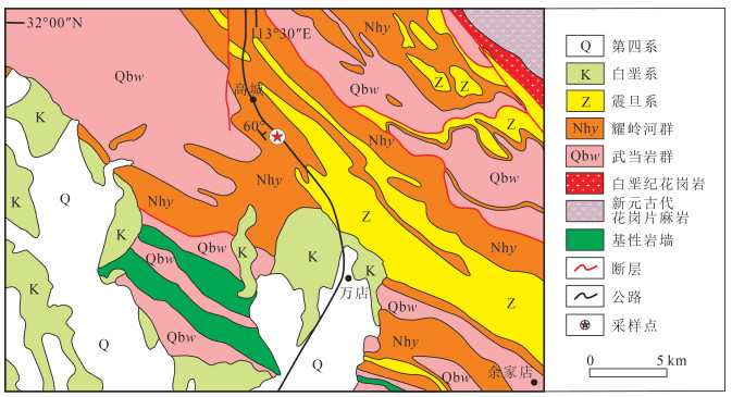 Recognition of Late Neoproterozoic bimodal volcanic rocks from the ...